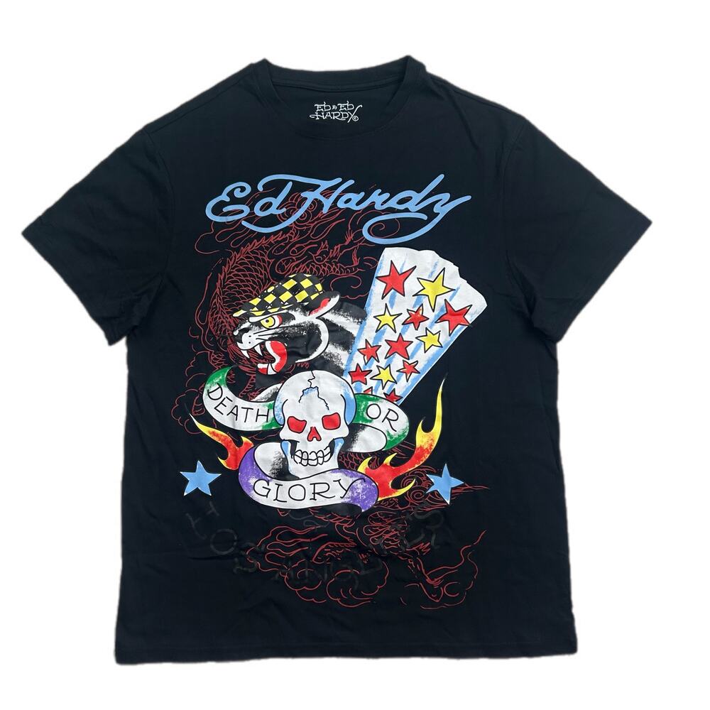 Ed Hardy ‘Death or Glory’ T-Shirt
